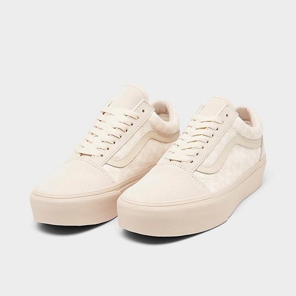 women's vans old skool platform casual shoes